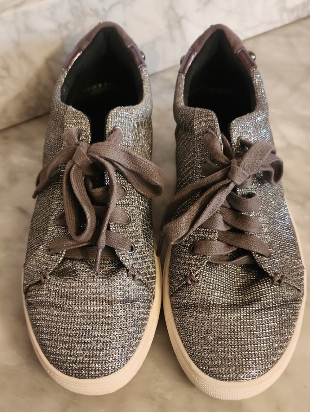 Kurt Geiger Sparkle Women's Sneakers - Holographic Silver